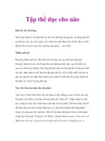 Tập thể dục cho não doc