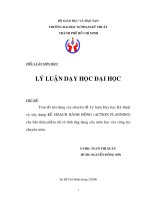 Tiểu luận:Lý luận dạy đại học ppt