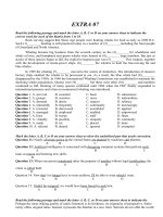 Đề ôn thi đại học môn Tiếng Anh năm 2013-Đề 7 pdf