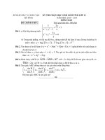 Đề thi HSG trung học cơ sở Hà Tĩnh môn toán pdf