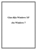 Giao diện Windows XP cho Windows 7 potx