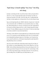 Ngân hàng và doanh nghiệp “loay hoay” tìm tiếng nói chung potx