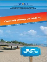 Cam kết chung về dịch vụ - cam kết gia nhập WTO trong lĩnh vực dịch vụ ppt