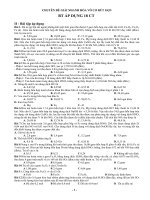 CHUYÊN đề GIẢI NHANH HÓA vô cơ