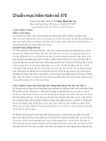 chuẩn mực kiểm toán số 570