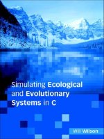 Will wilson   simulating ecological and evolutionary systems in c 