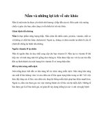 Nấm và những lợi ích về sức khỏe pot