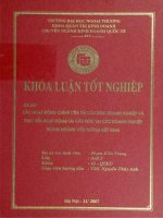 khóa luận tốt nghiệp các hoạt động chính của tái cấu trúc doanh nghiệp và thực tiễn hoạt động trái cấu trúc doanh nghiệp tại các doanh nghiệp trong ngành viễn thông việt nam