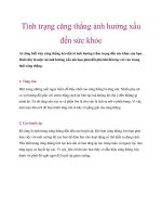 Tình trạng căng thẳng ảnh hưởng xấu đến sức khỏe ppt