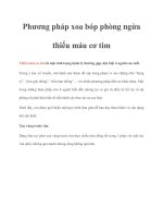 Phương pháp xoa bóp phòng ngừa thiếu máu cơ tim pdf