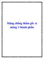 Màng chống thấm gốc xi măng 1 thành phần potx