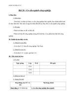 giáo án bài cơ cấu ngành công nghiệp – địa lý 12 - gv.trần thanh nhàn