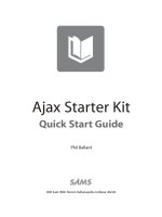 sams ajax starter kit, quick start guide (2007)