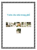 Vườn cho nhà trong phố ppt