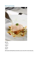 Bánh sushi cá hồi ppt