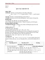 giáo án số học 6 bài quy tắc chuyển vế lê mạnh cường