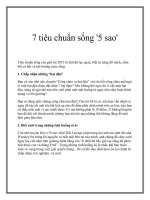 7 tiêu chuẩn sống ''''5 sao'''' doc