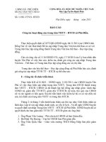 bao cao viec sap nhap TTVH nam 2011 pdf