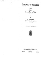 Strength of materials i by timoshenko