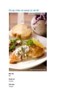 Gà áp chảo và salad củ cải đỏ pdf