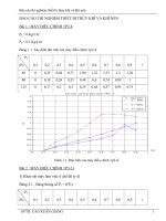 Báo cáo thí nghiệm thiết bị thủy khí và khí nén