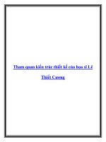 Tham quan kiến trúc thiết kế của họa sĩ Lê Thiết Cương doc