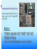 Hướng dẫn thiết kế số sử dụng ngôn ngữ Verilog-HDL trên FPGA: Bài 1 docx