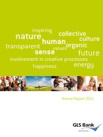 Annual Report 2011: GLS BANK doc