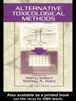 ALTERNATIVE TOXICOLOGICAL METHODS docx