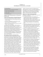 techniques for financial analysis