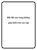 Bắc Bộ xưa trong không gian kiến trúc cao cấp docx