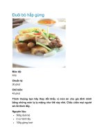 Đuôi bò hấp gừng pdf