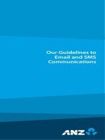 Our Guidelines to Email and SMS Communications potx