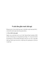 9 cách thư giãn trước khi ngủ pot