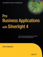 Pro Business Applications with Silverlight 4 pptx
