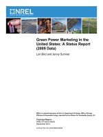 Green Power Marketing in the United States: A Status Report (2009 Data) doc