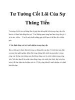 Tư Tưởng Cốt Lõi Của Sự Thăng Tiến docx