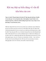 Khi mẹ thật sự hiểu đúng về vấn đề tiêu hóa của con potx