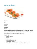 Đậu phụ hấp tôm potx