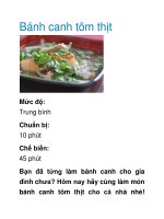 Bánh canh tôm thịt potx