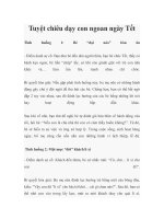 Tuyệt chiêu dạy con ngoan ngày Tết docx