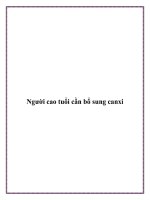 Người cao tuổi cần bổ sung canxi potx