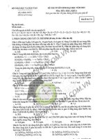 Đề thi đại học môn hóa học năm 2013 - Mã đề 374 - Khối A pdf