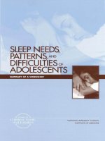 SLEEP NEEDS, PATTERNS,AND DIFFICULTIESOF ADOLESCENTS doc