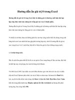 Hướng dẫn ẩn giá trị 0 trong Excel pptx