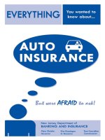 AUTO INSURANCE BUT WERE AFRAID TO ASK! ppt