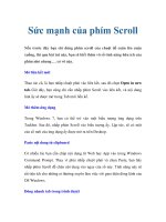 Sức mạnh của phím Scroll doc