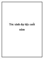 Tóc xinh dự tiệc cuối năm potx