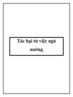 Tác hại từ việc ngủ nướng pdf