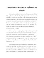 Google Drive- lưu trữ trực tuyến mới của Google potx